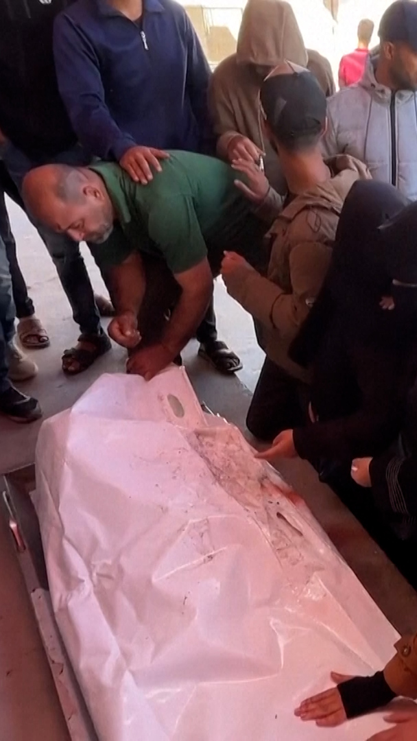 Video thumbnail for Israel kills three people, including a baby, in strike on Nuseirat refugee camp