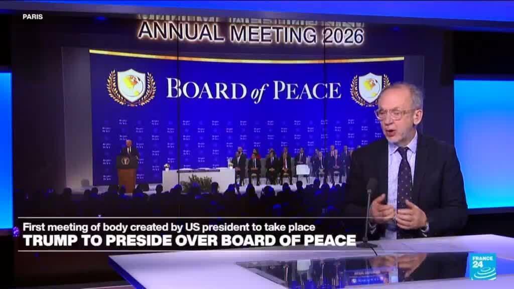 Video thumbnail for Trump to preside over first meeting of Board of Peace