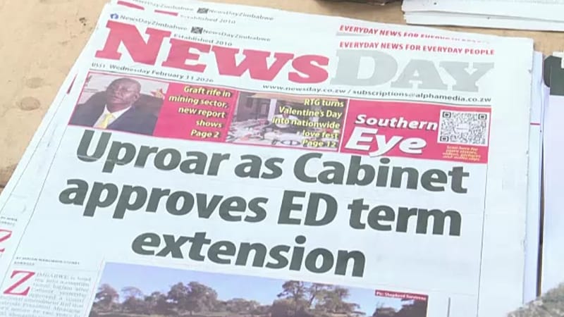 Video thumbnail for Uproar in Zimbabwe over cabinet plan to extend president's rule to 2030