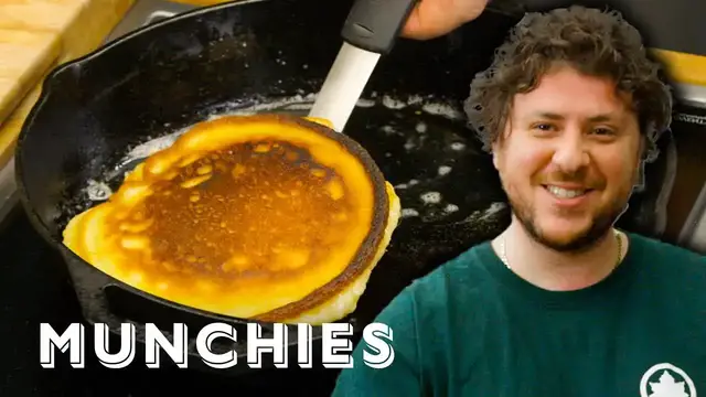 'Video thumbnail for How To Make the Fluffiest and Crispiest Pancakes'
