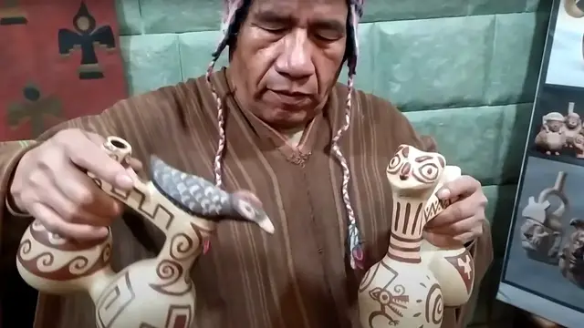 Video thumbnail for Incredible Inca whistling vessels that mimic animal sounds using just water