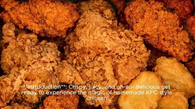 Video thumbnail for Homemade KFC-Style Chicken