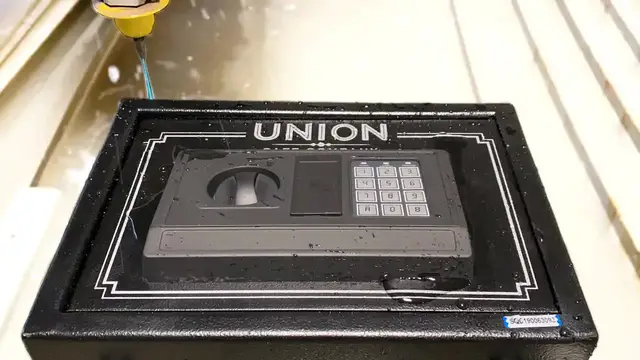 Video thumbnail for Secure Your Valuables: Electronic Safe Installation & Water Jet Cutting