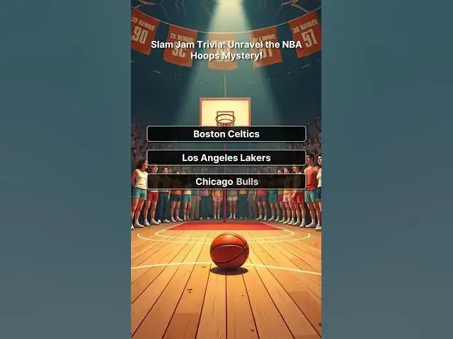 'Video thumbnail for Slam Jam Trivia: Unravel the NBA Hoops Mystery!'