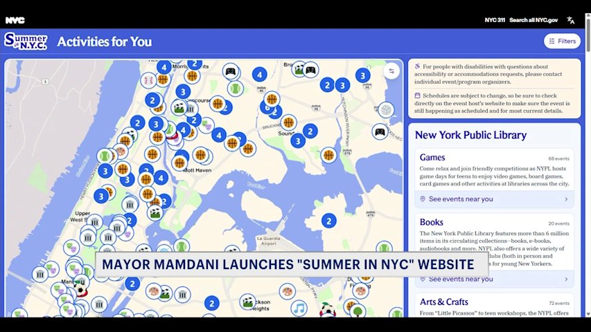 Video thumbnail for NYC launches summer hub to deter teen violence