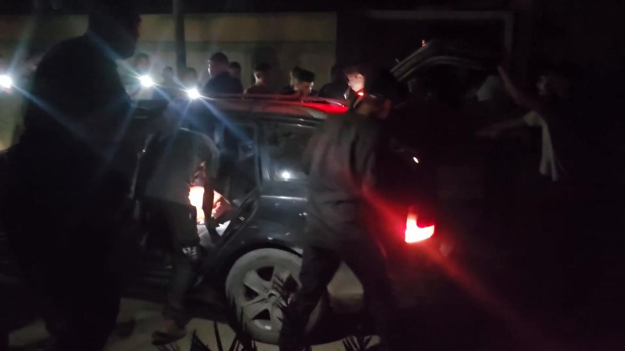 Video thumbnail for Palestinians killed as Israeli airstrike targets civilians in central Gaza’s Deir al-Balah.