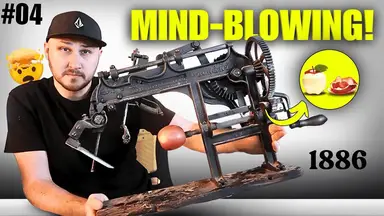 'Video thumbnail for Vintage 140 Year Old Apple Peeler That Sill WORKS! Testing My Viral Videos From 10 Years Ago!'