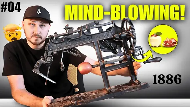 Video thumbnail for Vintage 140 Year Old Apple Peeler That Sill WORKS! Testing My Viral Videos From 10 Years Ago!