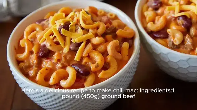 Video thumbnail for Chili mac recipe
