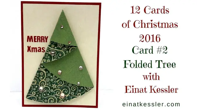 'Video thumbnail for 12 cards of Christmas 2016 - Folded Christmas Tree. CHECK OUT THE LIMITED TIME OFFER IN DESCRIPTION!'
