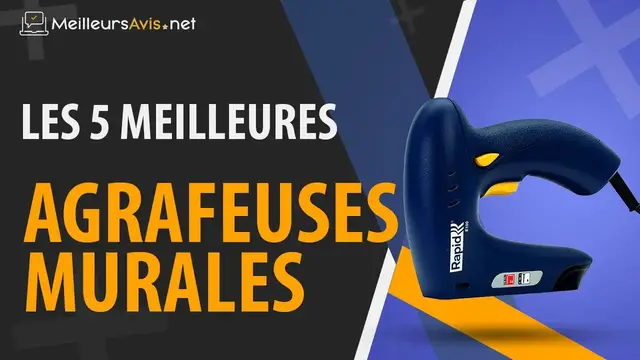 Video thumbnail for ⭐️ MEILLEURE AGRAFEUSE MURALE - Avis & Guide d'achat (Comparatif 2020)