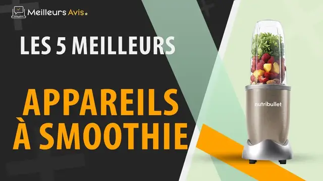 Video thumbnail for ⭐️ MEILLEUR APPAREIL À SMOOTHIE - Avis & Guide d'achat (Comparatif 2022)