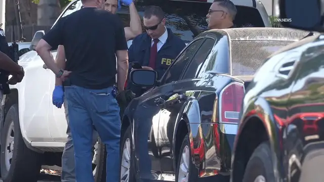 Video thumbnail for US, Los Angeles: Canoga Park Federal Agents Conduct Raid Prompt School Closure.