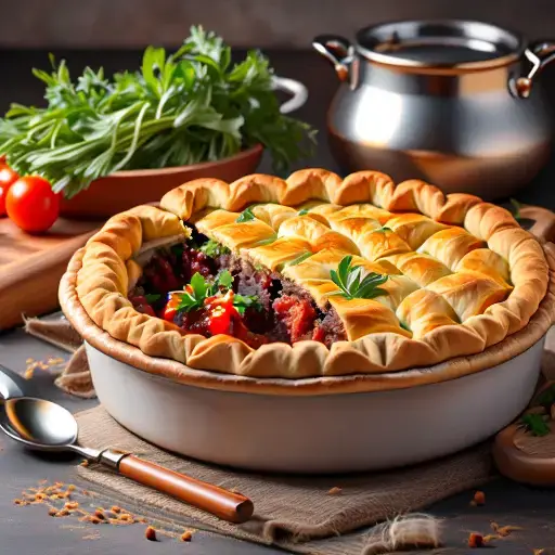 Video thumbnail for Beef Pot Pie Recipe