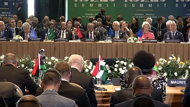 Video thumbnail for African and European leaders pledge to boost trade and tackle migration