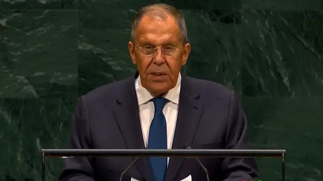 Video thumbnail for Lavrov: Russia’s war in Ukraine will continue ‘through to the end’