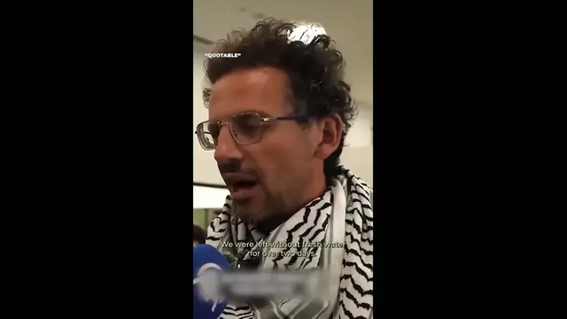 'Video thumbnail for Greta Thunberg “humiliated” by Israeli forces'