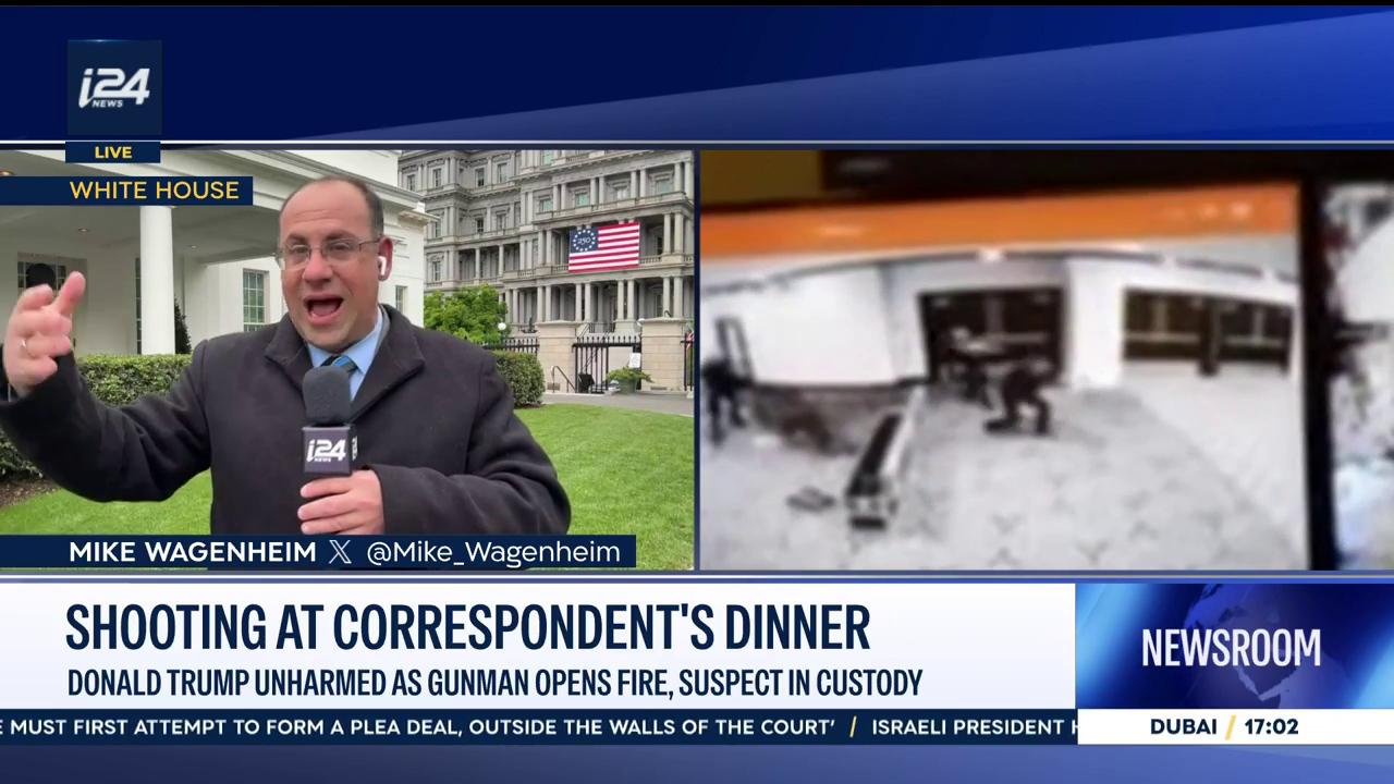 Video thumbnail for Shooting at Correspondents' Dinner: Donald Trump unharmed as gunman opens fire, suspect in custody