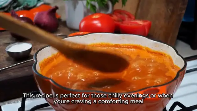 Video thumbnail for Tomato basil soup recipe