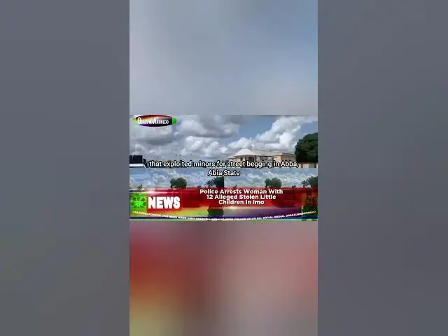 Video thumbnail for Police Arrests Woman With 12 Alleged Stolen Little Children In Imo