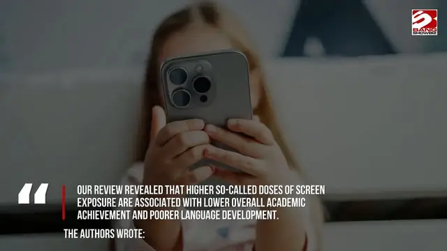 Video thumbnail for High screen time harms children's learning and language skills