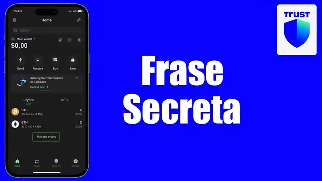 'Video thumbnail for ryan scribner espanol: cómo recuperar tu frase secreta en trust wallet'