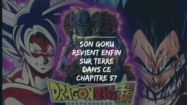 Video thumbnail for Son Goku revient enfin sur terre dans ce chapitre 57 de Dragon Ball Super