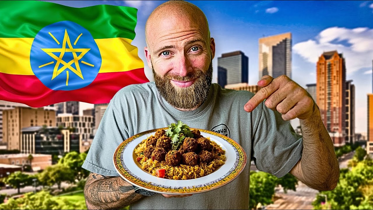 Video thumbnail for Houston's Ethiopian Food Marathon!! First Time Trying Ethiopian Food!!