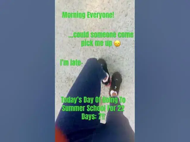 Video thumbnail for I hope that something actually good happens today.. on day 5 there was a literal fire drill.
