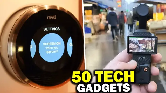 Video thumbnail for 50 Hot Tech Gadgets You Need NOW!