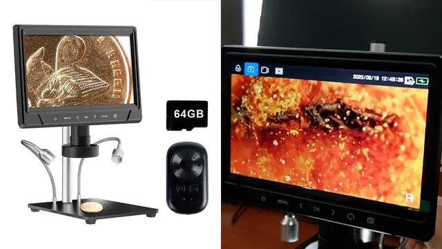 Video thumbnail for 10" Digital Microscope 1200X Review