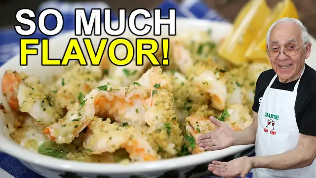 Video thumbnail for Crispy Shrimp Oreganata – Garlic, Lemon, and Italian Flavor!