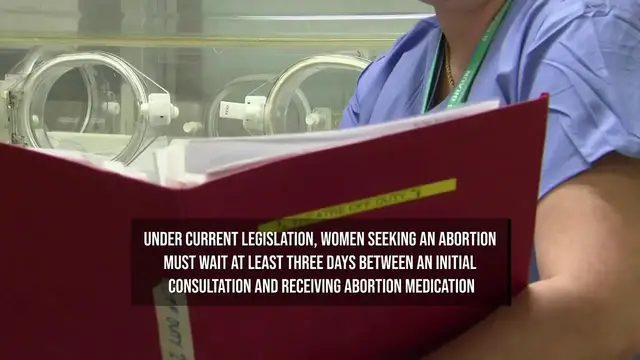 Video thumbnail for Irish Parliament Votes to Scrap Three-Day Abortion Waiting Period.