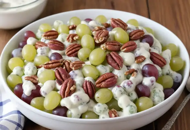 Video thumbnail for Grape Salad Recipe