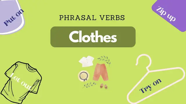 Video thumbnail for 10 Most-used Phrasal Verbs Related to CLOTHES || Vocabulary || ESL Advice