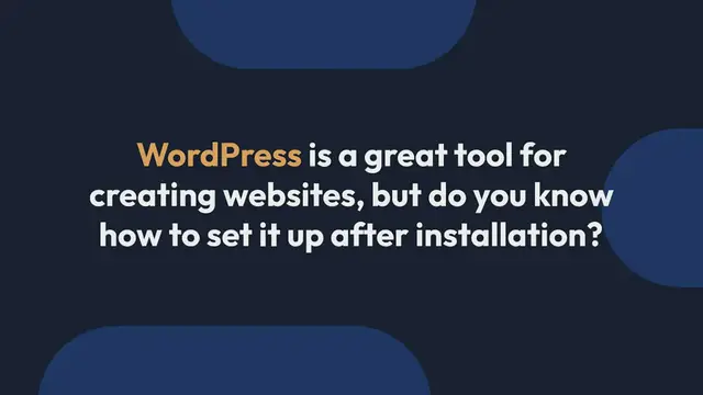 Video thumbnail for 10 Quick Steps to Setup WordPress After Installation