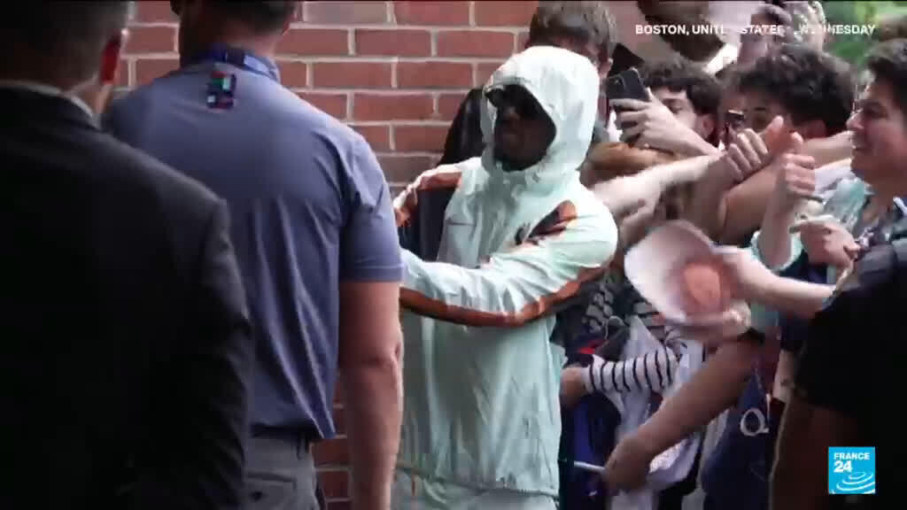 Video thumbnail for France arrive in Boston ahead of their upcoming World Cup campaign