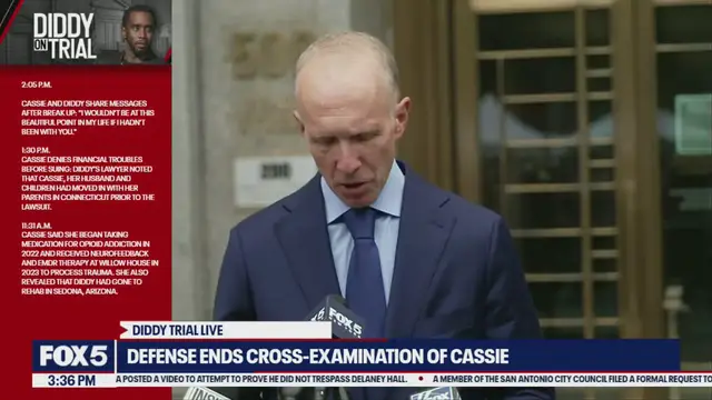 Video thumbnail for Cassie’s lawyer praises her “gracious” testimony