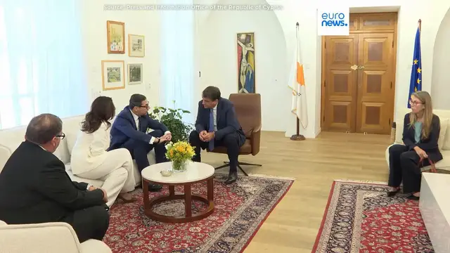 Video thumbnail for Brussels envoy on Cyprus issue says EU seeks a significant role in talks