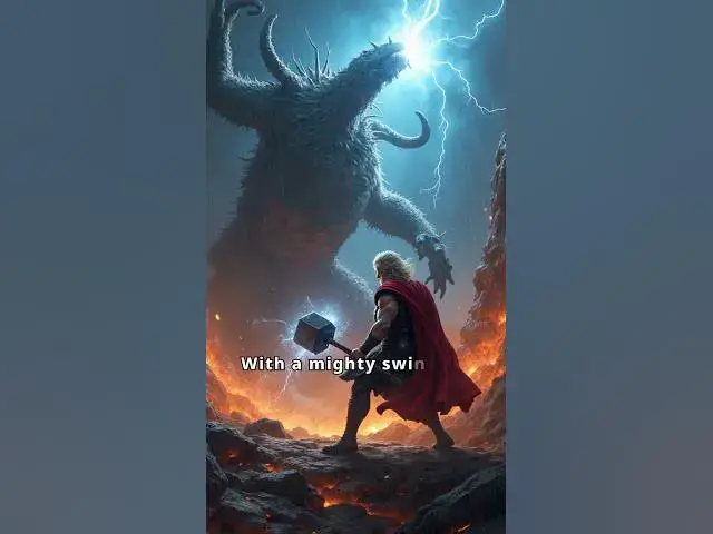 Video thumbnail for How Thor Destroyed a Lava Golem in Muspelheim