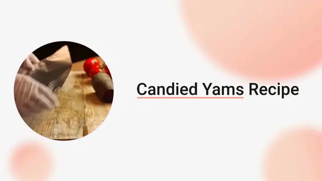 'Video thumbnail for Candied yams recipe'