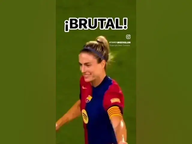 'Video thumbnail for 🟦🟥 GOLAZO ESPECTACULAR!!! #fcbarcelona #alexiaputellas #futbol #barça'