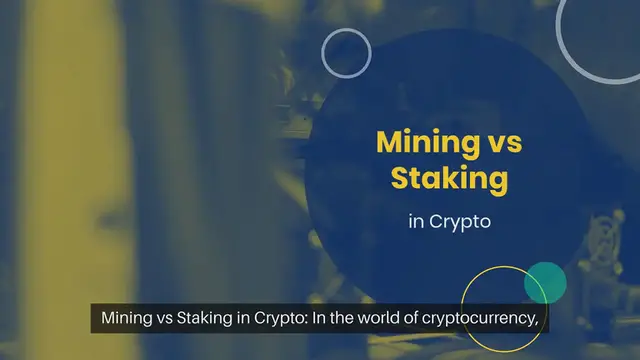 Video thumbnail for Mining vs Staking in Crypto