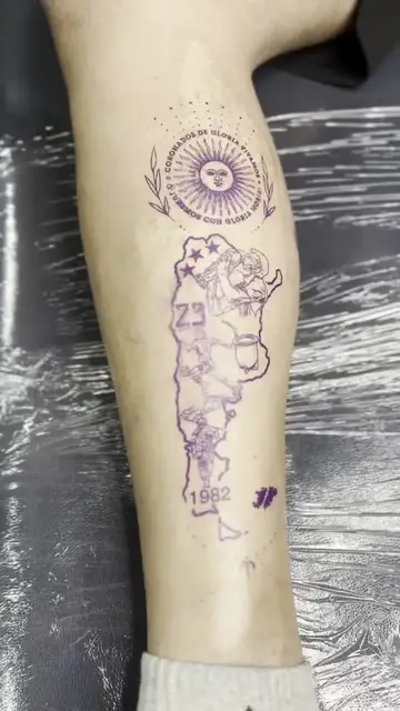 Video thumbnail for Ultimate Argentine Football and History Tribute Tattoo