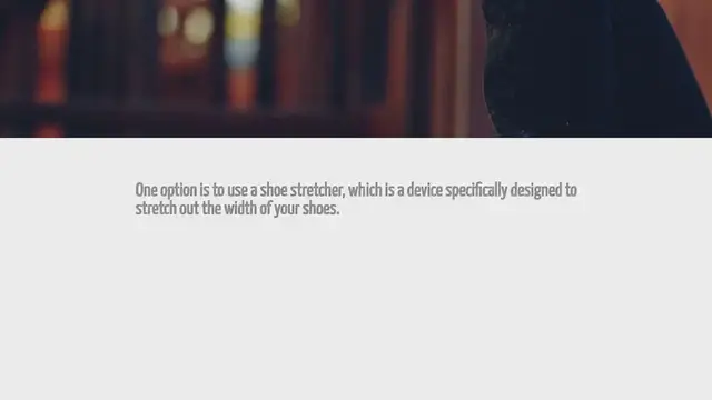 Video thumbnail for How To Widen Shoes