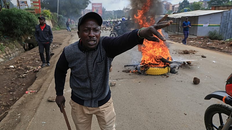 Video thumbnail for Kenya protests erupt over record fuel prices and rising cost of living