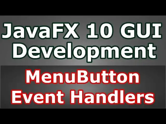 'Video thumbnail for Learn JavaFX 10 MenuButton Event Handler #12'