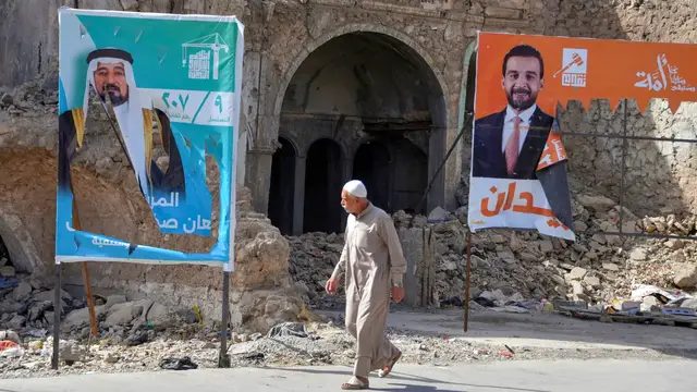 'Video thumbnail for Mosul’s displaced pin hopes on Iraq’s election for justice and reconstruction'