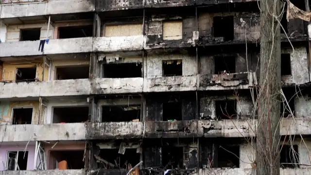 Video thumbnail for Russia attack hits Kyiv after reported intelligence lapse