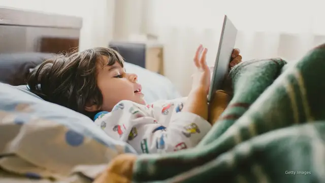 'Video thumbnail for New study finds chemicals in children's mattresses and bedding'